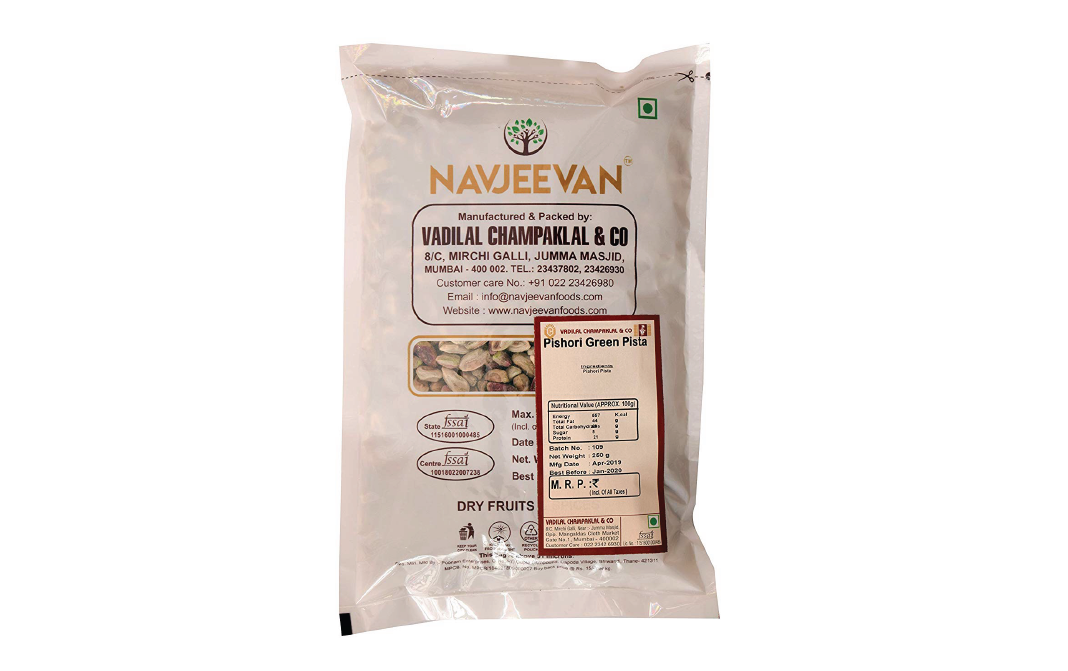 Navjeevan Pishori Green Pista    Pack  250 grams